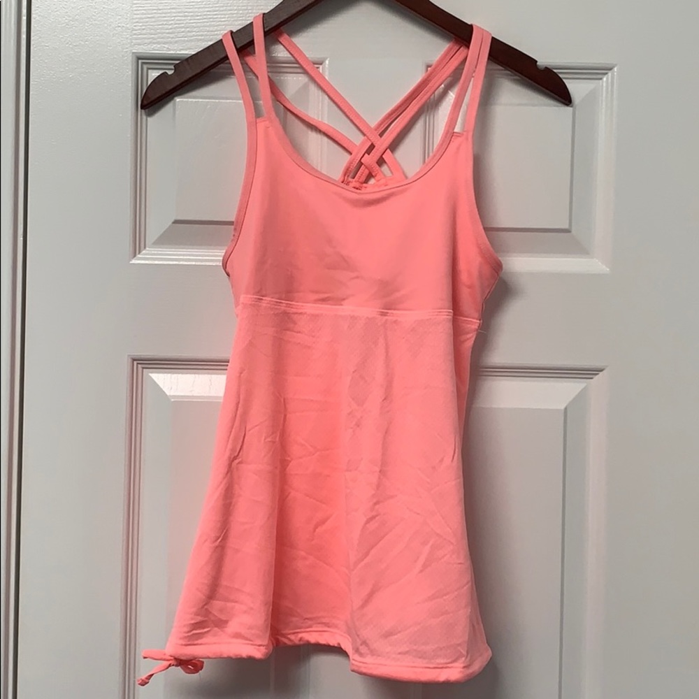 Cross back workout tank